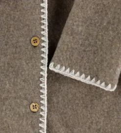 Børn Müsli Køredragt - Uldfleece - Brown Melange