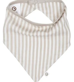 Savlesmække|Hagesmække*Müsli Savlesmæk - Stripe Muslin - Balsam Cream/Cashmere