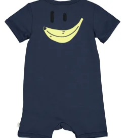 Børn Müsli Sommerdragt - Banana - Night Blue