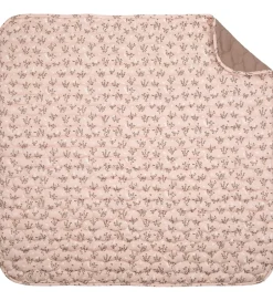 Tæpper|Børneværelset*Müsli Tæppe - Quiltet - 90x90 cm - Flora - Nightingale/Balsam Cr