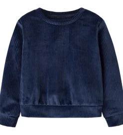 Juletøj*Name It Bluse - Fløjlsvelour - Cropped - NmfVeloa - Navy Blazer