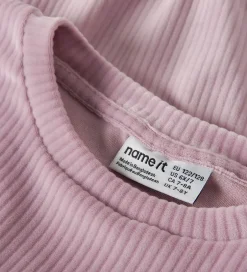 Juletøj*Name It Bluse - Fløjlsvelour - NkfVeloa - Keepsake Lilac