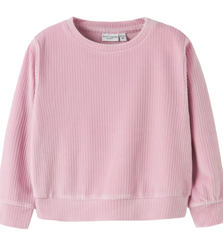Børn Name It Bluse - Fløjlsvelour - Cropped - NmfVeloa - Keepsake Lil