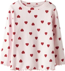 Børn Name It Bluse - Hulmønster - NmfRusla - Mauve Morn m. Print