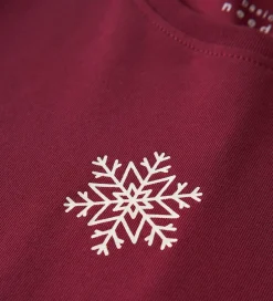 Juletøj|Bluser*Name It Bluse - NkfVix - Burgundy/Snowflake