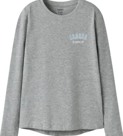 Børn Name It Bluse - NkfVix - Grey Melange/Canada