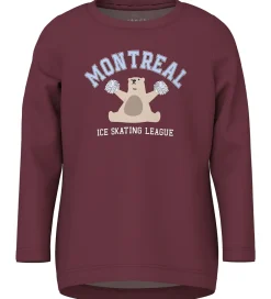 Bluser*Name It Bluse - NmfVix - Burgundy/Montreal