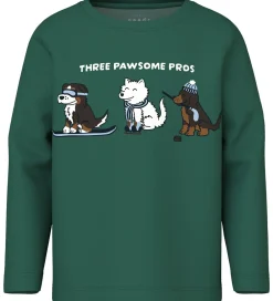 Bluser*Name It Bluse - NmmVux - Bistro Green/Ice Dogs