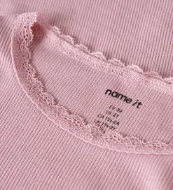 Børn Name It Bluse - Rib - Noos - NmfKab - Fragrant Lilac