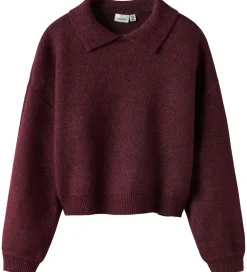 Bluser*Name It Bluse - Strik - NkfSonia - Burgundy