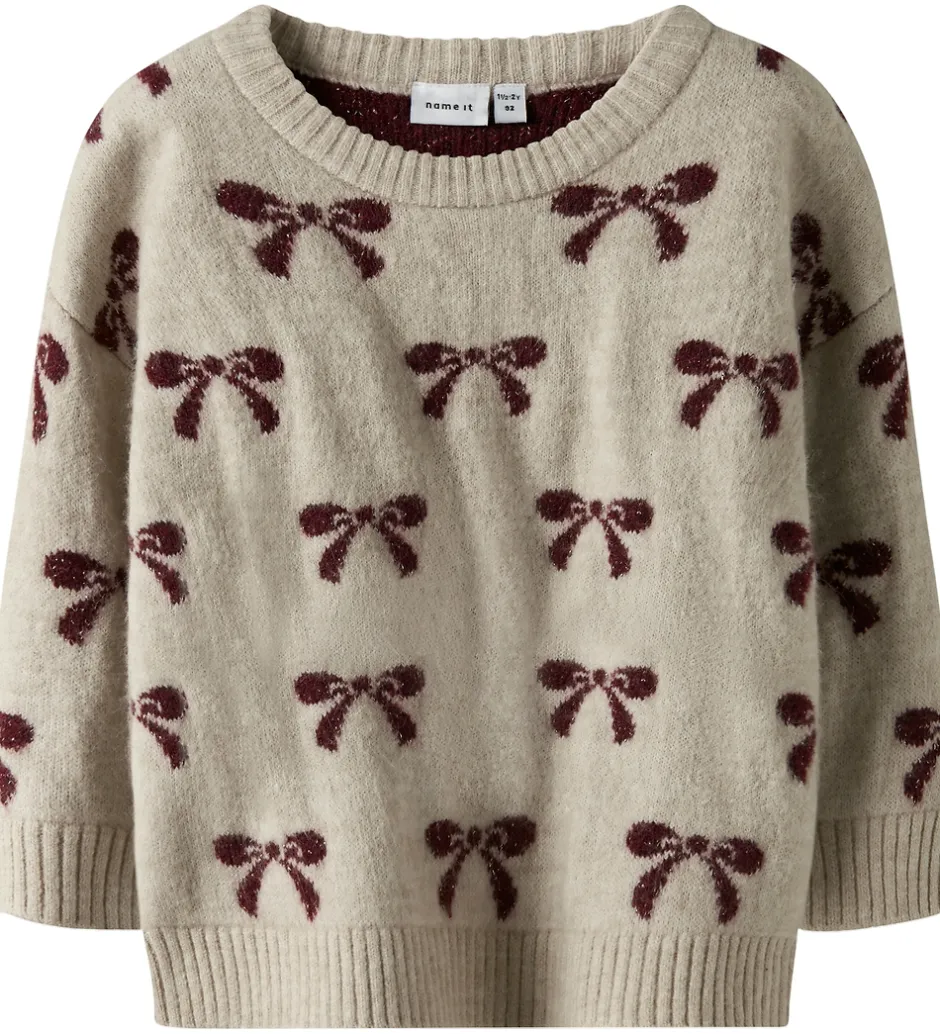 Børn Name It Bluse - Strik - NmfSenya - Cement