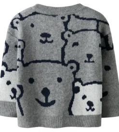 Børn Name It Bluse - Strik - NmmSauel - Gråmeleret