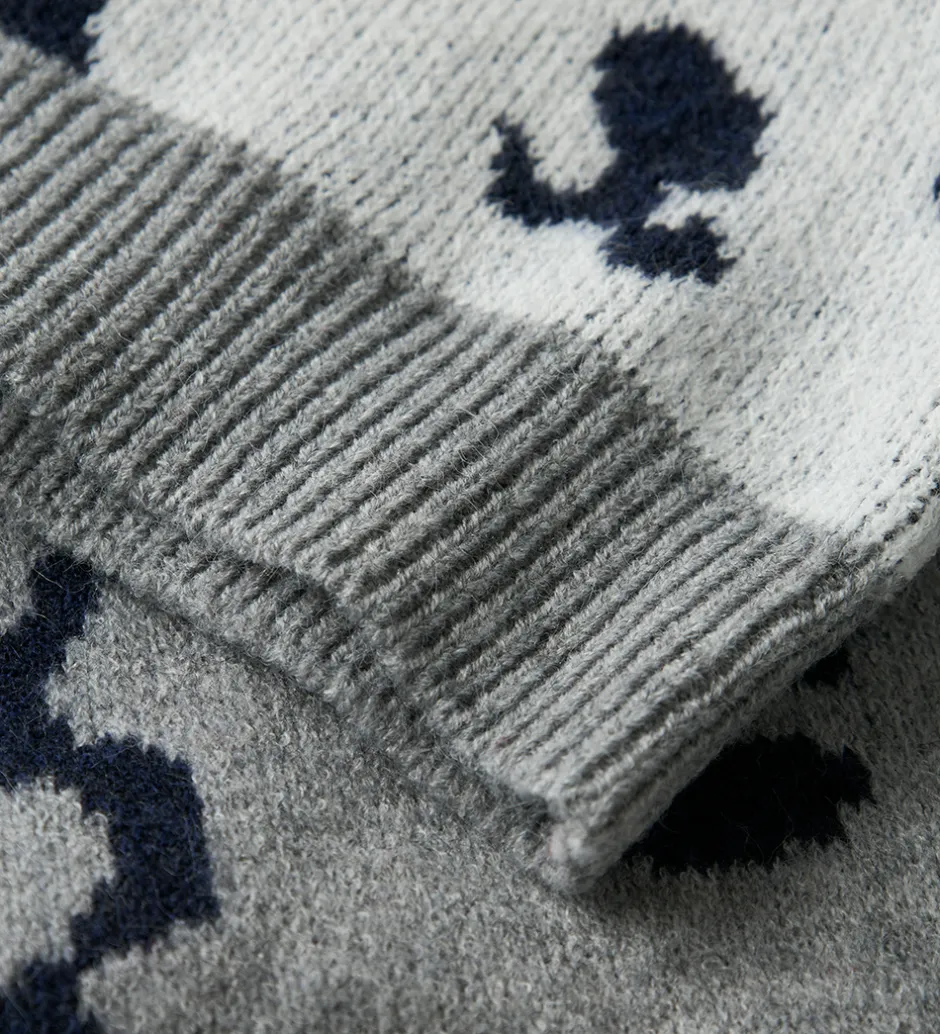 Børn Name It Bluse - Strik - NmmSauel - Gråmeleret
