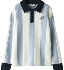 Bluser*Name It Bluse - Strik - Viskoseblanding - NkmSima - Kentucky Blu