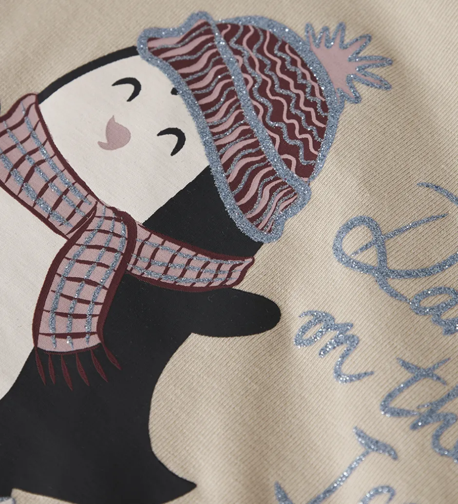 Børn Name It Bluser - 2-Pak - NmfVix - Cloud Dancer/Cement Penguin