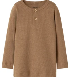 Bluser|Drengetøj*Name It Bluser - Rib - NbmKab - Toasted Coconut/Melange