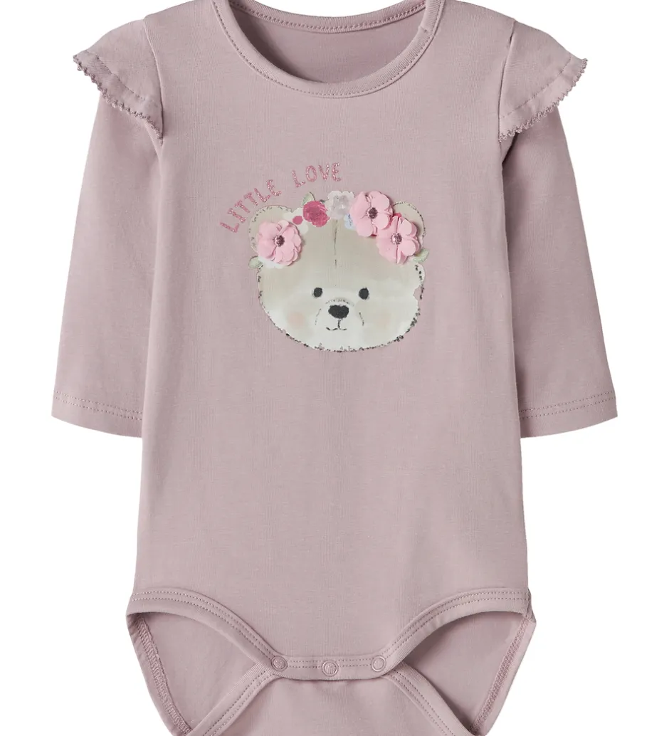 Børn Name It Body l/æ - NbfRindy - Keepsake Lilac