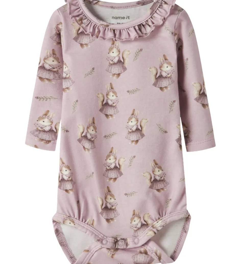 Børn Name It Body l/æ - NbfShelly - Keepsake Lilac