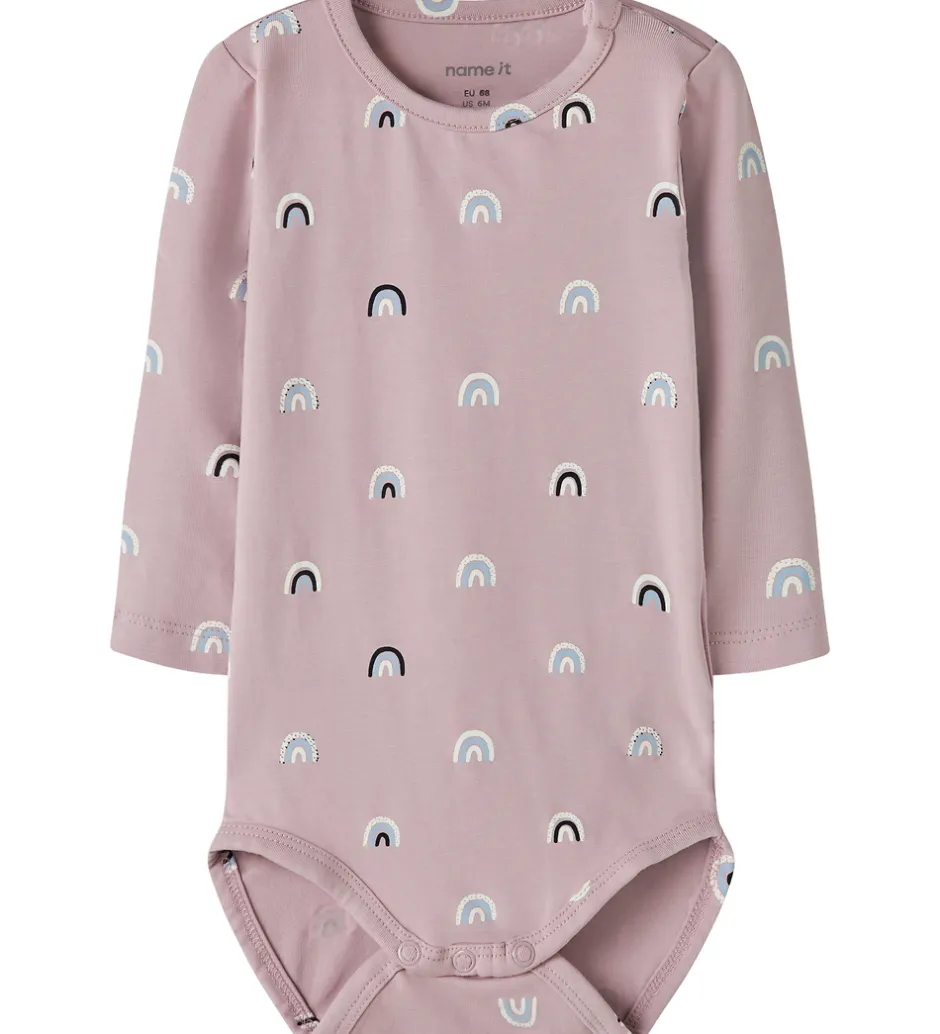 Bodyer*Name It Body l/æ - NbfVandora - Keepsake Lilac/Rainbow