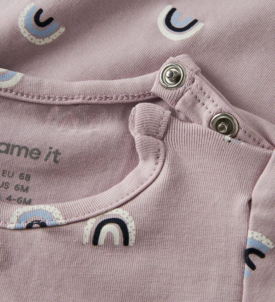 Bodyer*Name It Body l/æ - NbfVandora - Keepsake Lilac/Rainbow
