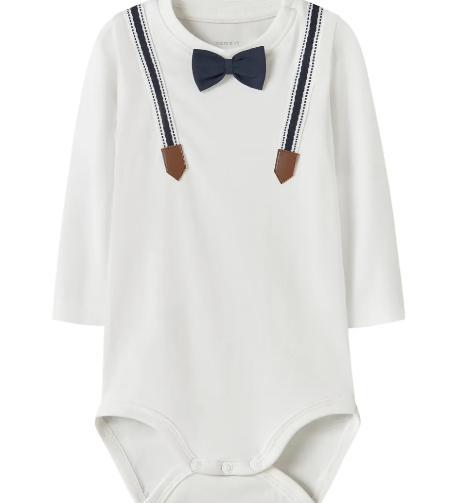 Bodyer*Name It Body l/æ - NbmRufus - Bright White m. Print