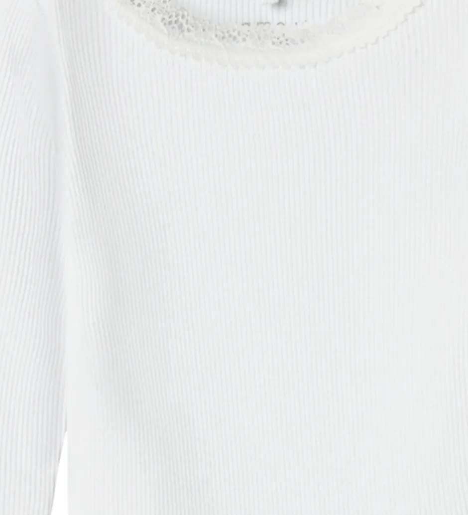 Børn Name It Body l/æ - Noos - Rib - NbfKab - Bright White