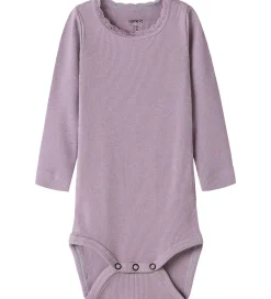 Bodyer*Name It Body l/æ - Noos - Rib - NbfKab - Lavender Gray
