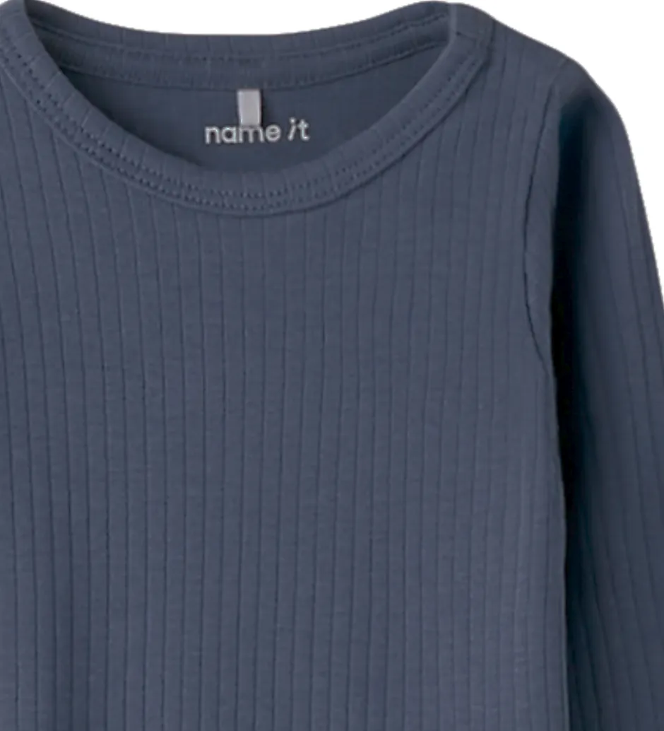 Børn Name It Body l/æ - Rib - NbmReyo - Vintage Indigo