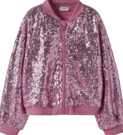 Cardigans*Name It Bomberjakkke - NmfRuscing - Lilac Sachet