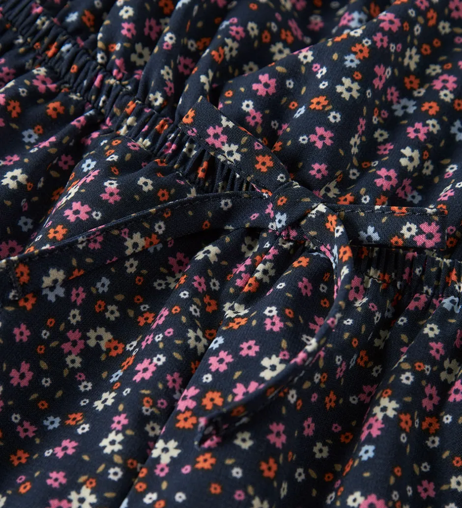 Buksedragter*Name It Buksedragt - NmfVinaya - Navy Blazer/Color Flower