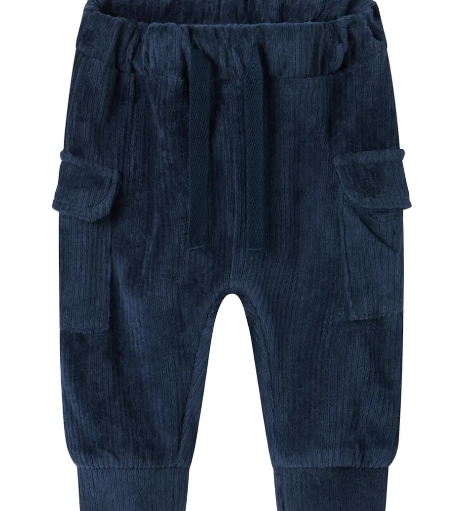Bukser Og Jeans*Name It Bukser - Fløjlsvelour - NbmRonny - Navy Blazer