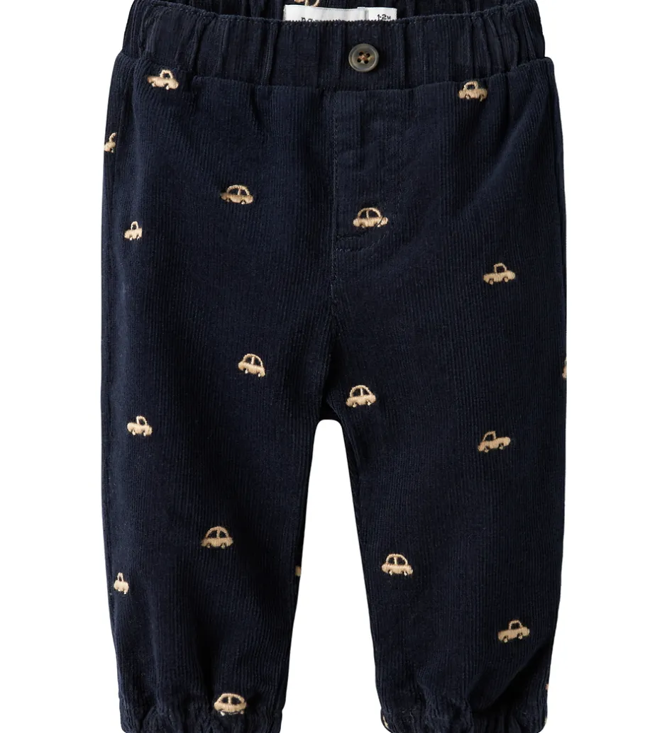 Børn Name It Bukser - Fløjsvelour - NbmBen - Baggy - Navy Blazer