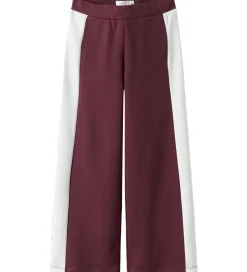 Børn Name It Bukser - Piqué - NkfRivea - Wide - Burgundy