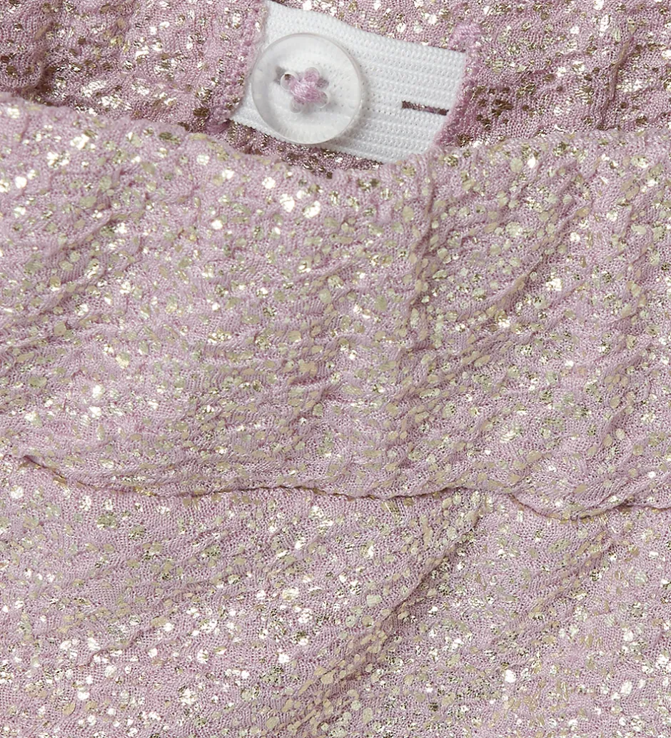 Bukser Og Jeans*Name It Bukser - Wide - NkfDitsa - Mauve Mist