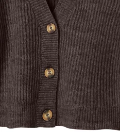 Børn Name It Cardigan - Noos - Strik - NkfHolly - Seal Brown