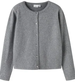 Børn Name It Cardigan - Noos - Strik - NkfSaluna - Gråmeleret
