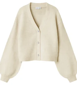 Striktrøjer*Name It Cardigan - Strik - NkfNina - Peyote Melange