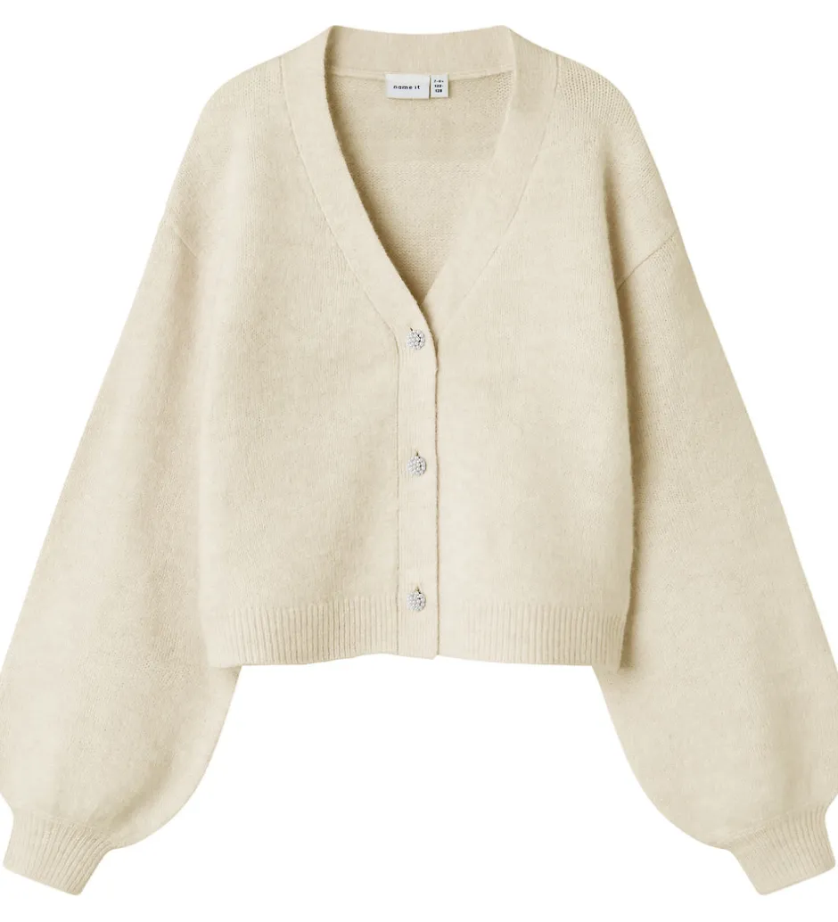 Striktrøjer*Name It Cardigan - Strik - NkfNina - Peyote Melange