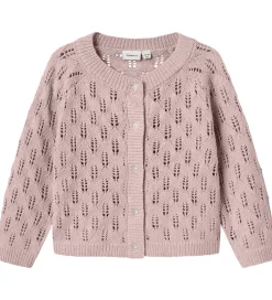 Børn Name It Cardigan - Strik - NmfLeslie - Burnished Lilac