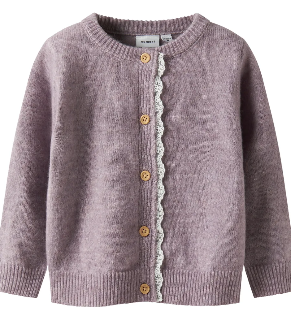 Cardigans*Name It Cardigan - Strik - NmfRikimmi - Keepsake Lilac