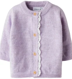 Børn Name It Cardigan - Strik - NbfRikimmi - Keepsake Lilac