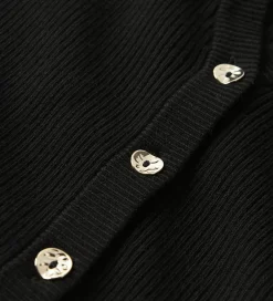 Striktrøjer*Name It Cardigan - Strik - Rib - NkfLarenLise - Sort