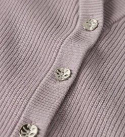 Børn Name It Cardigan - Strik - Rib - NkfLarenlise - Burnished Lilac