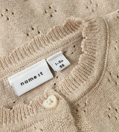 Cardigans*Name It Cardigan - Strik - NbfRolia - Cement