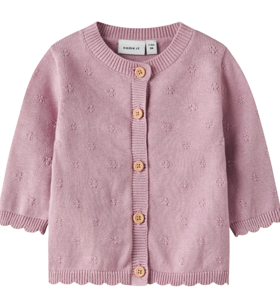 Cardigans*Name It Cardigan - Strik - NmfSully - Keepsake Lilac
