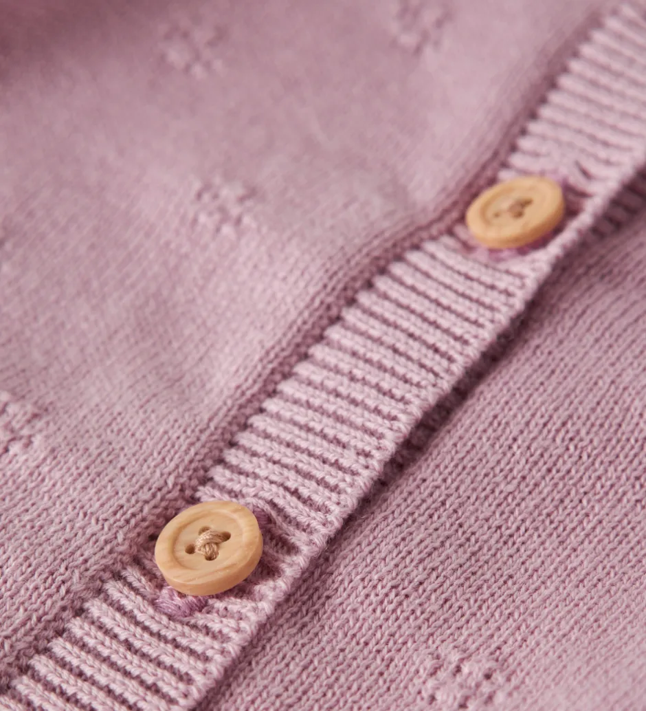 Cardigans*Name It Cardigan - Strik - NmfSully - Keepsake Lilac