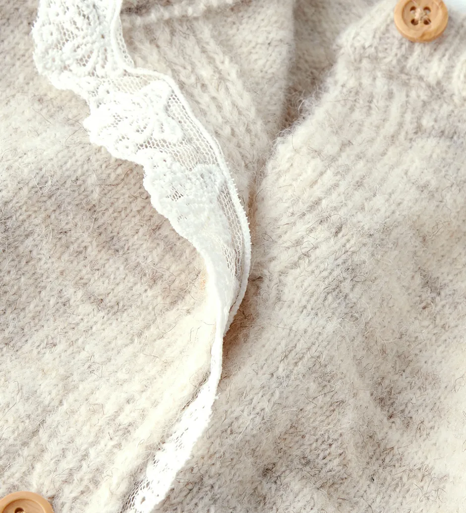 Børn Name It Cardigan - Strik - NbfRikimmi - Peyote Melange