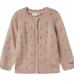 Børn Name It Cardigan - Uld - Strik - NmfWrilla - Shadow Gray