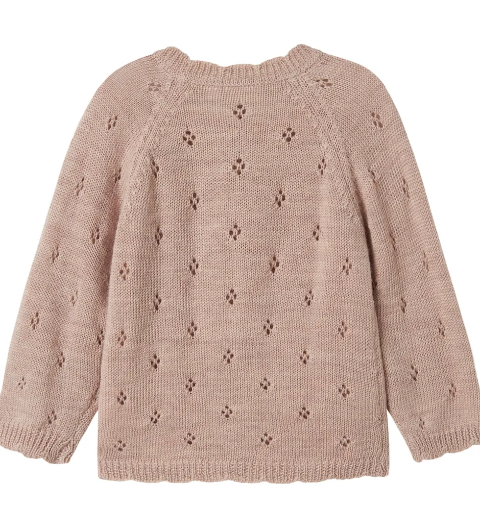 Børn Name It Cardigan - Uld - Strik - NmfWrilla - Shadow Gray