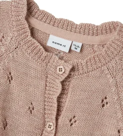 Børn Name It Cardigan - Uld - Strik - NmfWrilla - Shadow Gray